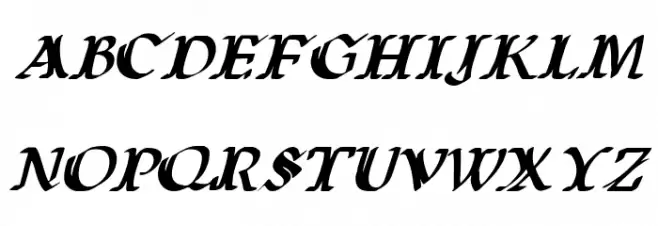 Wars of Asgard Italic Fonte MAIÚSCULAS