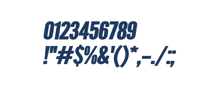 Warsaw Gothic Woodtype Oblique Other Characters