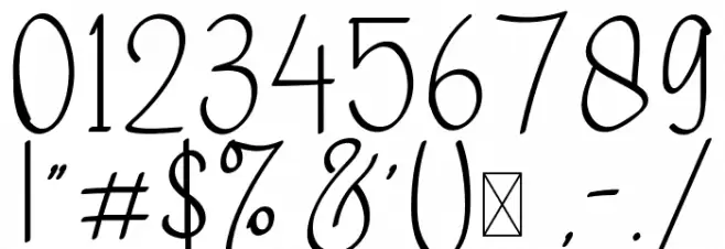 Warsini Font OTHER CHARS