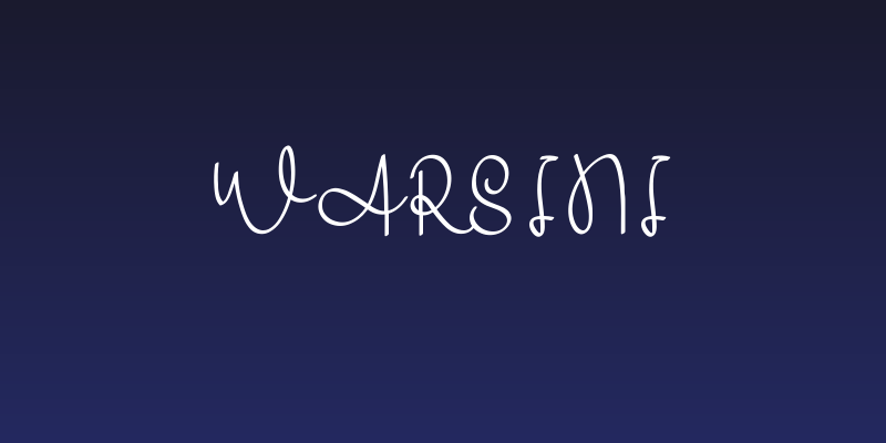 Warsini Social Header