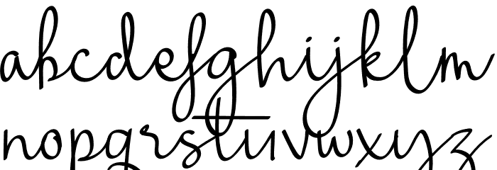 Warsini Font LOWERCASE