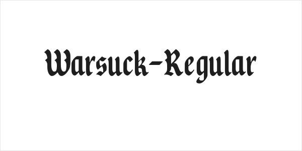 Warsuck-Regular Logo