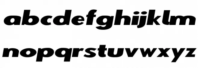 Warszawa Kursywa フォント 小文字