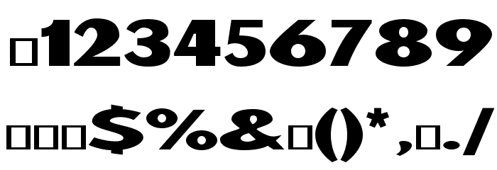 Warszawa Font OTHER CHARS