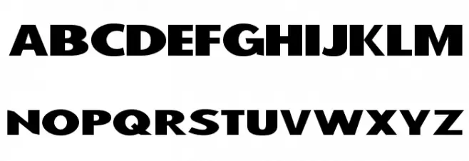 Warszawa フォント 大文字