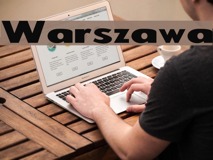 Warszawa Font examples