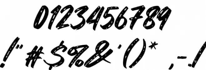 Warteg Font OTHER CHARS