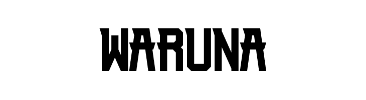 Waruna  les polices de caractères gratuit tlcharger