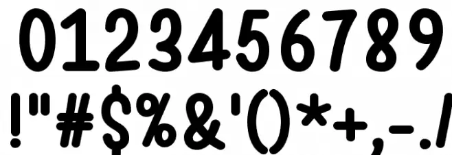 Warung Kopi Bold Font OTHER CHARS