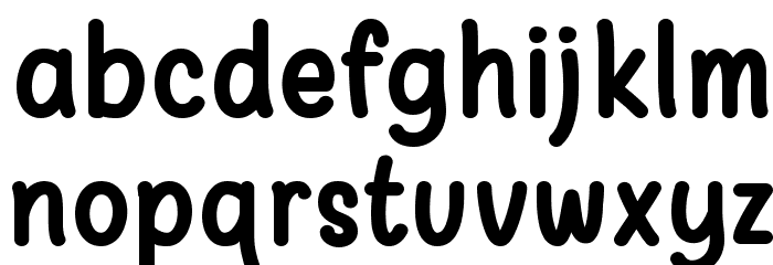 Warung Kopi Bold Font LOWERCASE