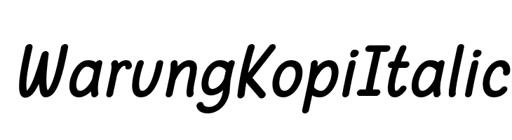 Warung Kopi Italic Fuentes