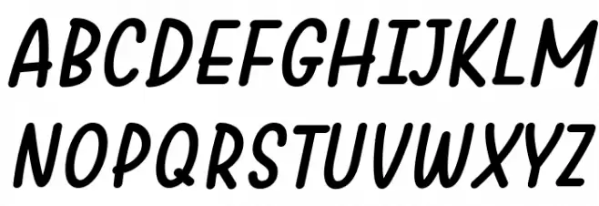 Warung Kopi Italic Шрифта ВЕРХНИЙ