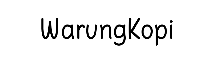 Warung Kopi Шрифта