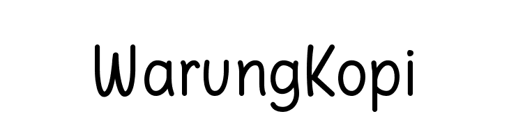 Warung Kopi  font caratteri gratis