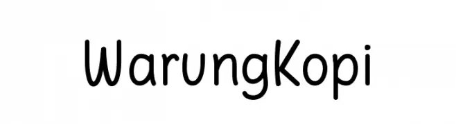 Warung Kopi  Frei Schriftart Herunterladen