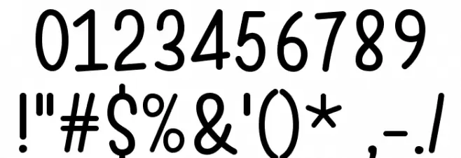 Warung Kopi Font OTHER CHARS