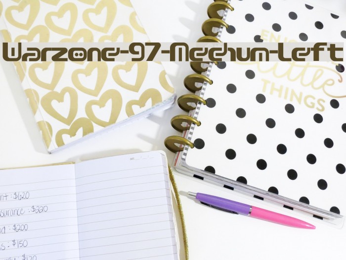 Warzone-97-Medium-Left Font examples