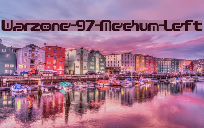 Warzone-97-Medium-Left Font examples