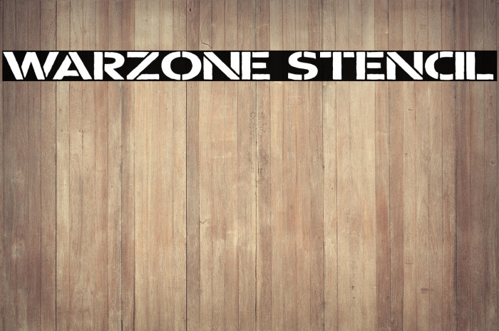 Warzone Stencil Example 2