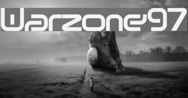 Warzone97 Font examples