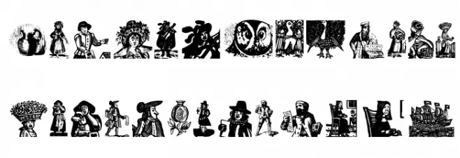 WasWoodcuts Fonte MAIÚSCULAS