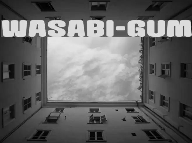 Wasabi-Gum Font examples