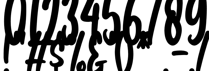 Wasabi Taste Font OTHER CHARS