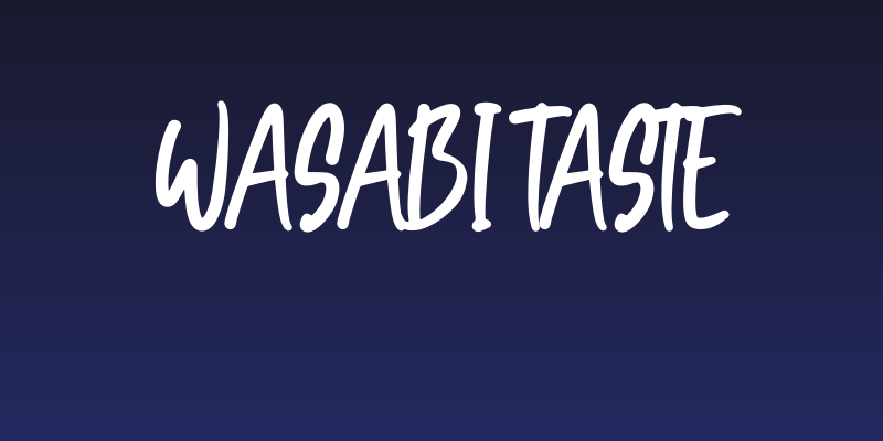 Wasabi Taste Social Header