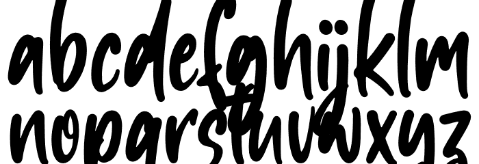 Wasabi Taste Font LOWERCASE