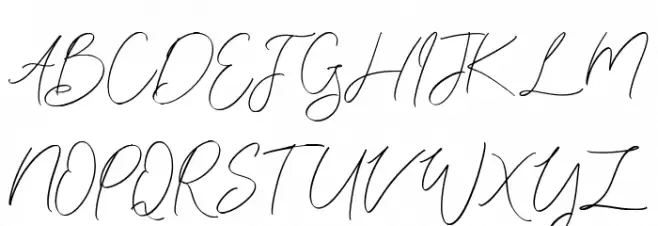 Wascer Free Normal Caratteri MAIUSCOLE