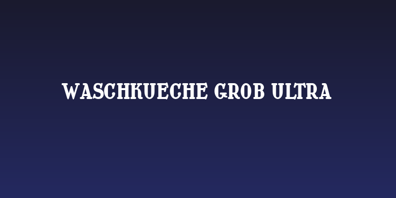 Waschkueche Grob Ultra Social Header