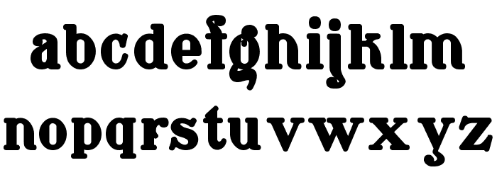 Waschkueche Grob Ultra Font LOWERCASE