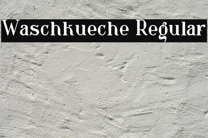 Waschkueche Regular Example 1