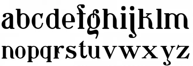 Waschkueche Regular Шрифта строчной