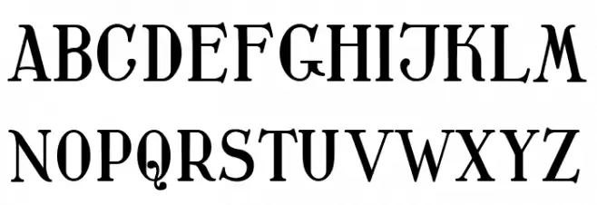 Waschkueche Шрифта ВЕРХНИЙ
