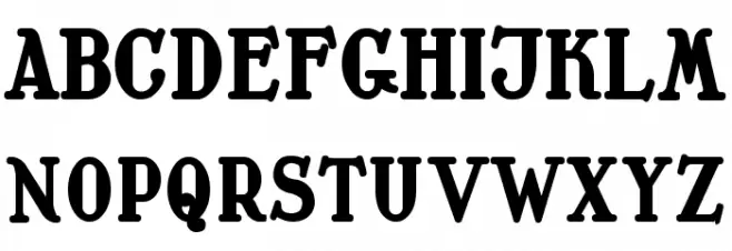 WaschkuecheGrob-Ultra フォント 大文字