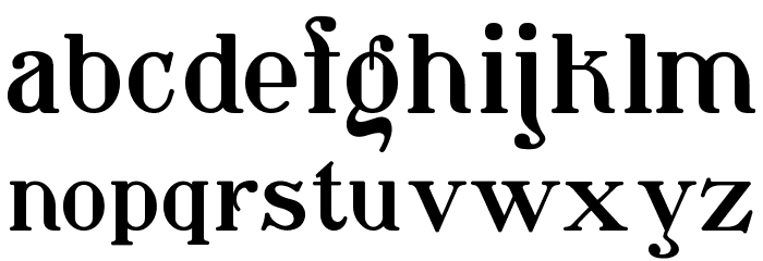Waschkueche Font LOWERCASE