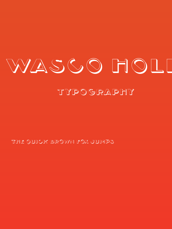 Wasco Hollow Regular Poster