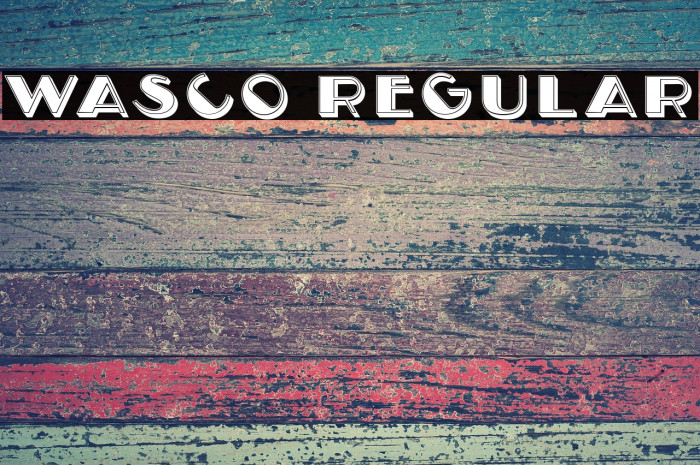 Wasco Regular Example 1