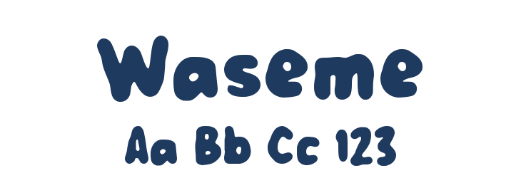 Waseme Font Preview
