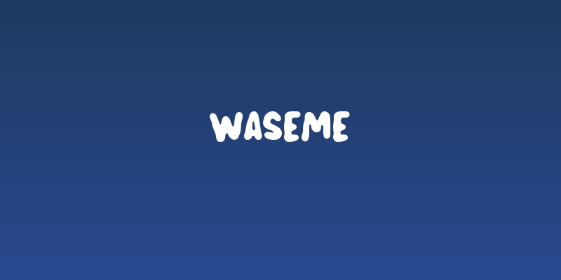 Waseme Social Header