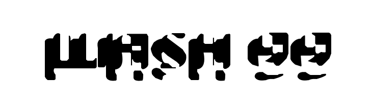 Wash 99 Font