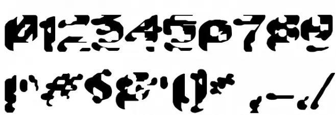 Wash 99 Font OTHER CHARS