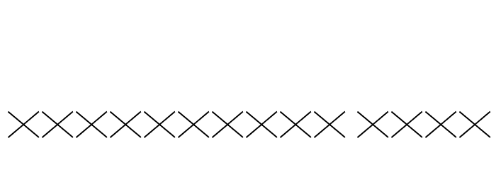 Wash Care Symbols Classic M54 Font OTHER CHARS