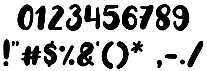 Wash Your Hand Font OTHER CHARS