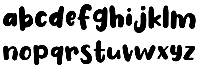 Wash Your Hand Font LOWERCASE