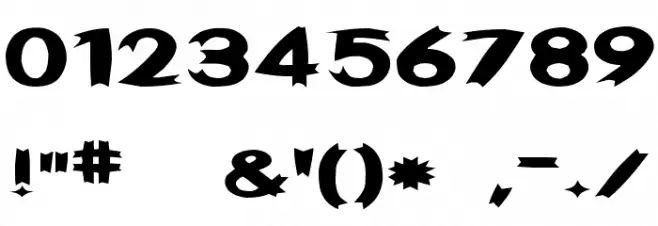 Washable [sRB] Font OTHER CHARS