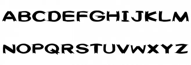 Washable [sRB] フォント 大文字