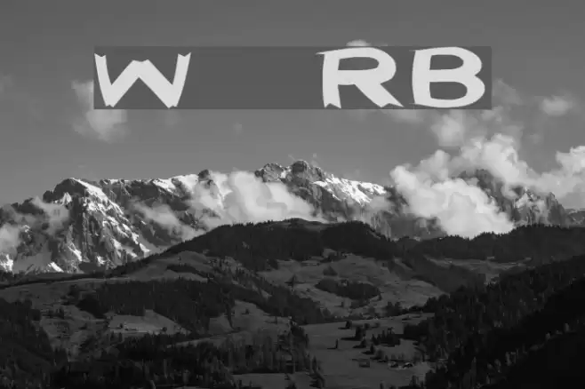 Washable [sRB] Font examples