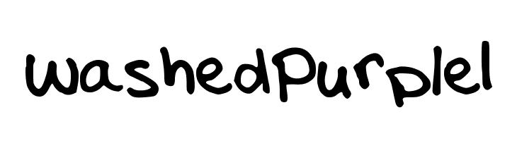 WashedPurple1  免费字体下载